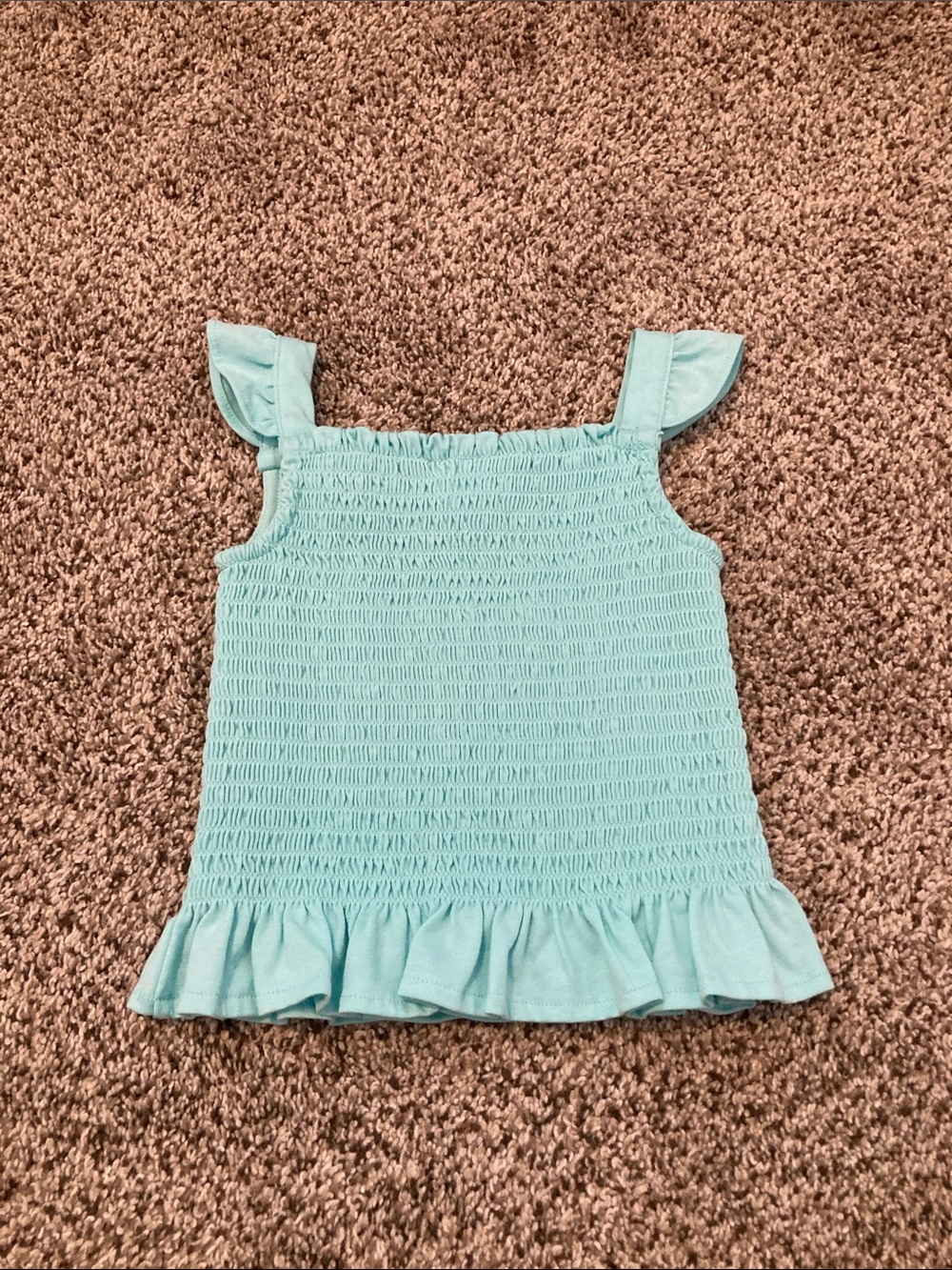 Smocked Ruffle Tank Top - Picture 3 of 6